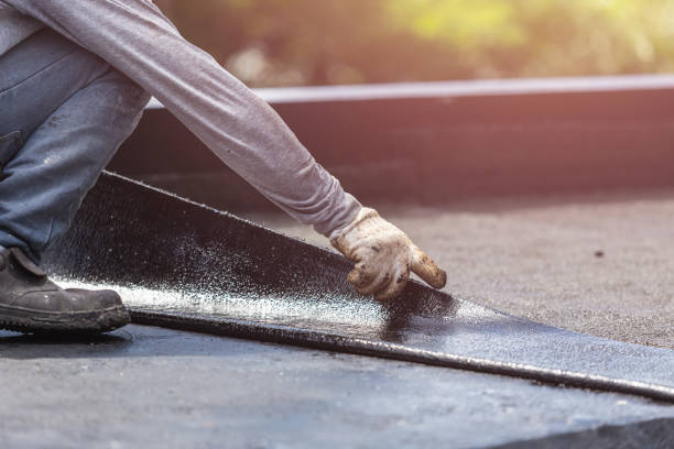Professional Emergency Waterproofing technician working in Newfane, NY